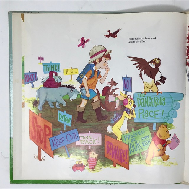 Disney Winnie The Pooh North Pole Expotition LP Vinyl Record & Book