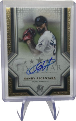 2023 Topps Five Star Sandy Alcantara Base Auto #FSA-SAL2