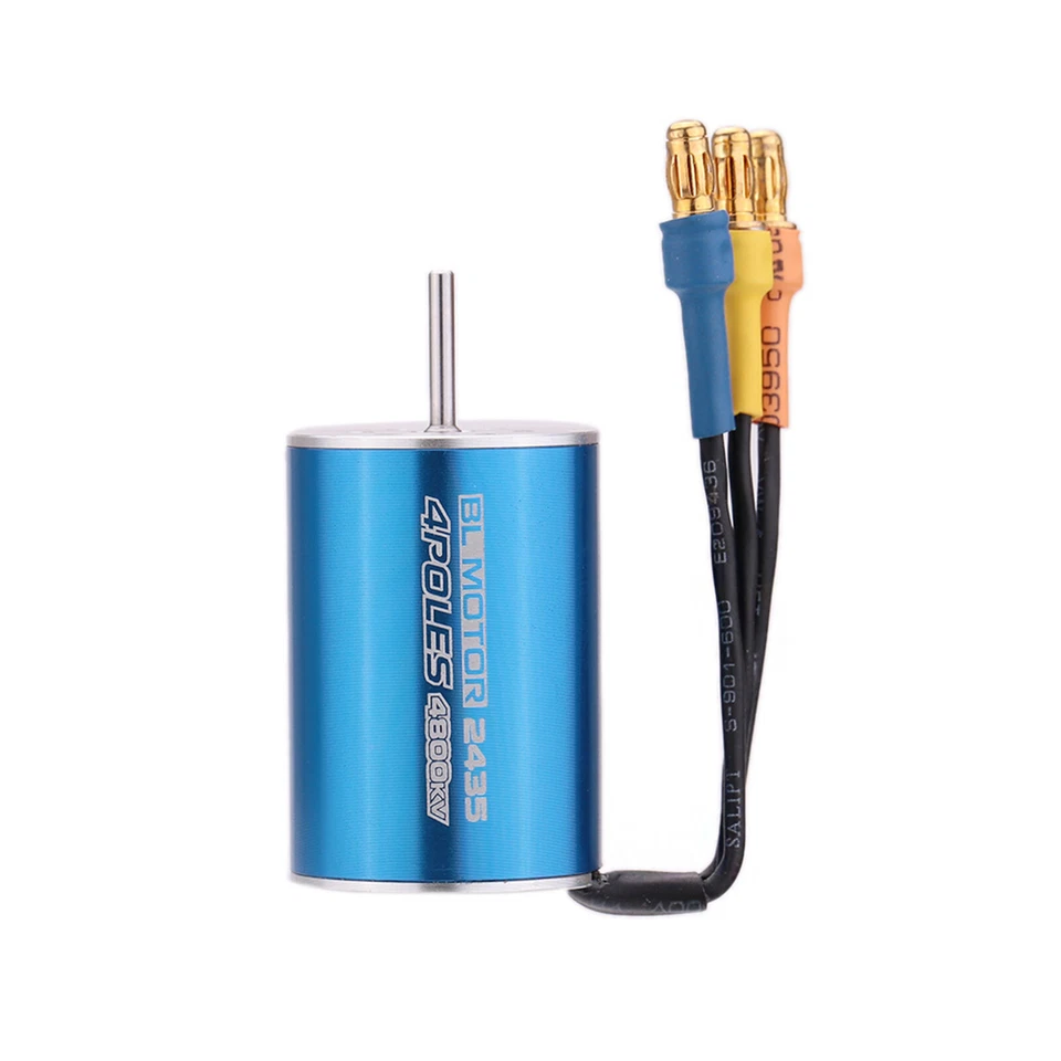 2435 4800KV 4P Sensorless Motor with 25A Brushless  for 1/16 1/18  Car R0S0 - Image 3 of 4