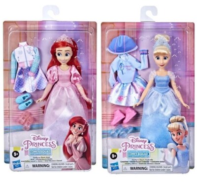 Disney Princess Comfy Squad Comfy to Classic Ariel Cinderella Fashion  Dolls 5010993843817|