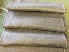 1 meter Ian Mankin fabric remnant ARRAN natural reversible