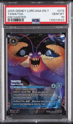 Tamatoa - Happy as a Clam graded PSA 10 for sale on eBay
