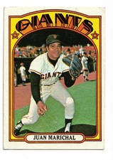 Topps 1972 Baseball Card Juan Marichal #567 San Francisco Giants Rare! EX