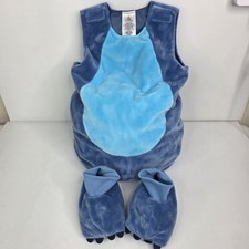 Disney Store Baby Lilo  Stitch Costume 18-24 Dress Up Halloween Blue Plush 3-Pc