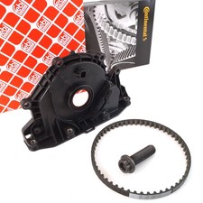 CONTI Zahnriemen FEBI Wellendichtring Kurbelwelle für AUDI SEAT SKODA VW 1.6 2.0