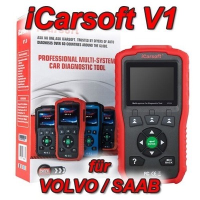 iCarsoft V1 Für Volvo S40 S60 S70 S80 S90 V40 V50 V60 V70 V90 Diagnosegerät 