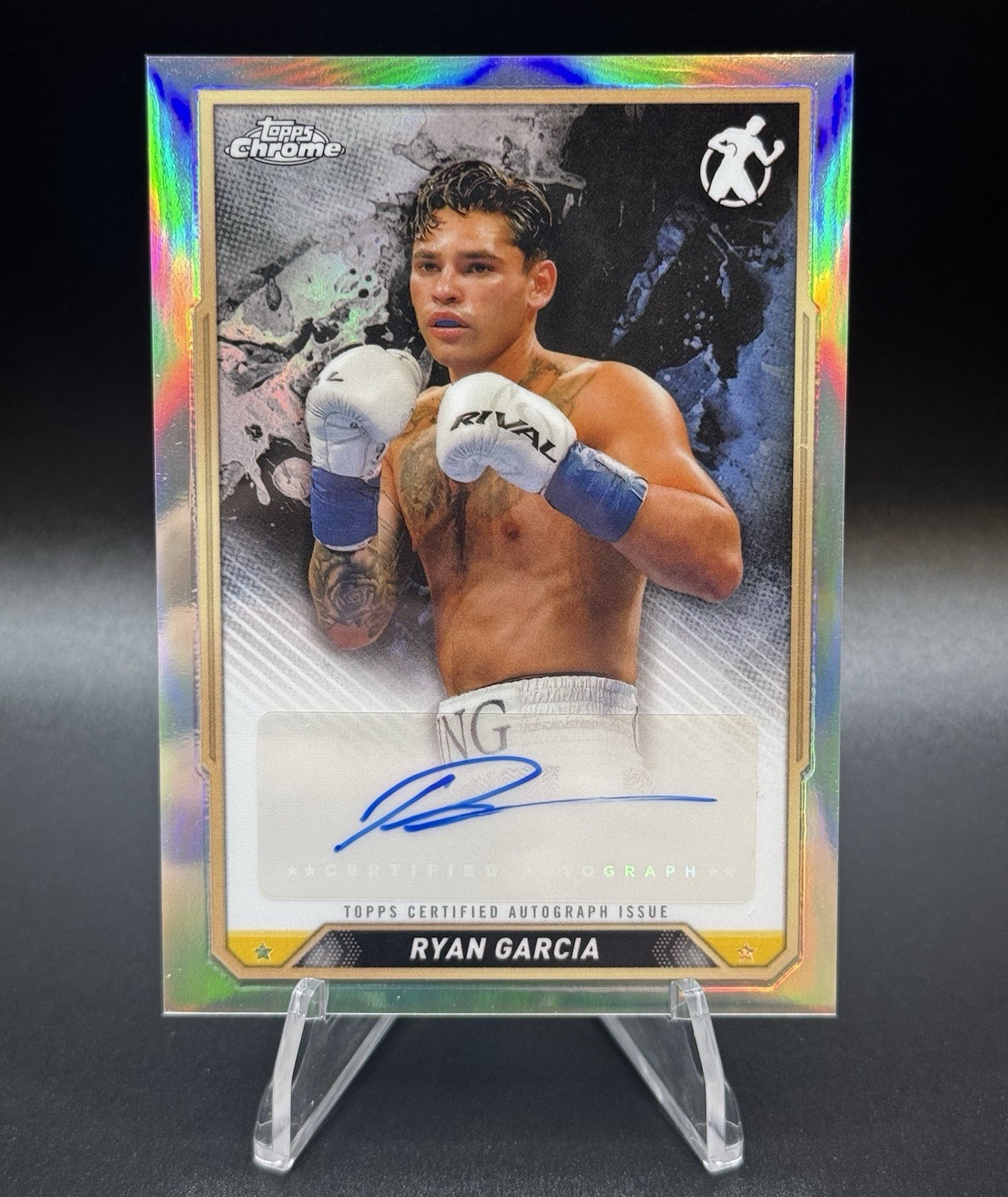 2024 Topps Chrome Boxing Ryan Garcia Refractor Auto #CBA-RGA