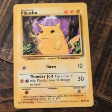 Pikachu [1st Edition Red Cheeks] #58 Prices | Pokemon Base Set | Pokemon  Cards