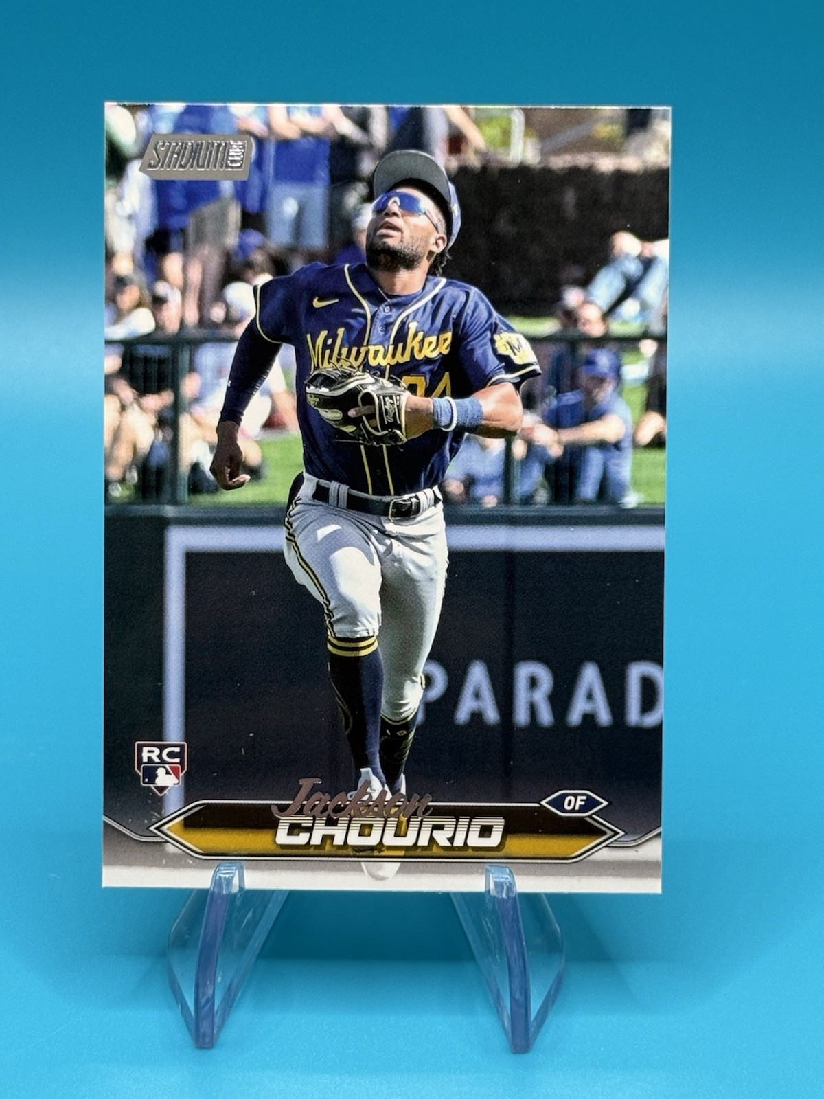 2024 Topps Stadium Club - Jackson Chourio #184 (RC) Rookie