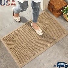 Super Absorbent Non Slip Outdoor Doormat Easy to Clean Durable Weather Resistant