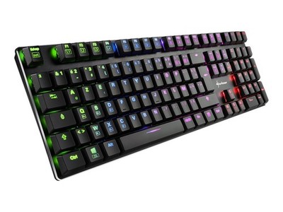 Sharkoon PureWriter RGB Wired USB Key Network Switch 4044951027903