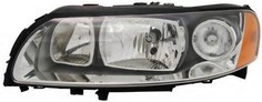 Phare avant gauche Volvo S60 avec lentille anti-jaunissement et faisceau lumineux longue portée