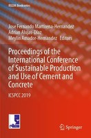 Proceedings Of The International Conference Of Sustainable Production And Use Of