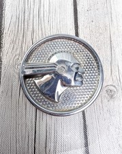 Pontiac Chieftain 1951-1953 Indian Head Mohawk Rh Rear Fender Car Emblem Pontiac Chieftain 1951-1953 Indian Head Mohawk Rh Rear Fender Car Emblem