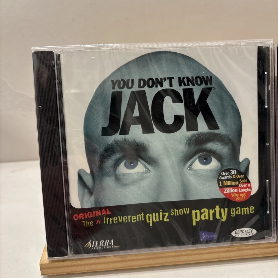 You Don't Know Jack Volumes 1 & 4 (PC, 1998) - Complete - New and Sealed Vol 1 - Image 2 of 4