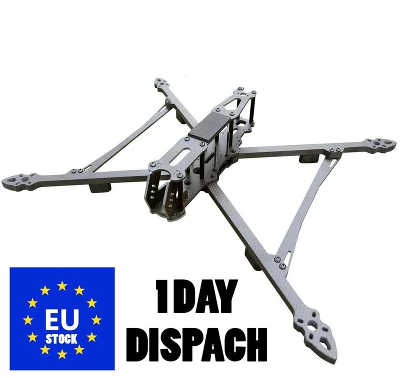 Mark4 V2, 10 inch FPV Racing Drone Frame Carbon Fiber Quadcopter Frame Kit long