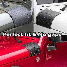 Black Cowl Body Armor Outer Cowling Cover for Jeep Wrangler JK JKU Unlimited Rub
