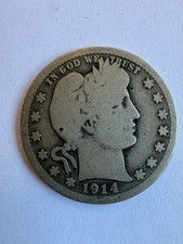 1914-D Barber Quarter Dollar - Great Coin