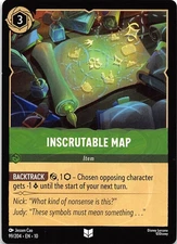 Inscrutable Map 99/204 Whispers in the Well Disney Lorcana 002984