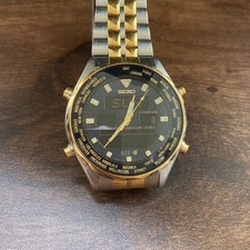 Seiko Sll Digital Analog Chronograph