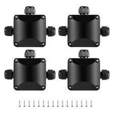 Junction Box IP68 Waterproof 3 Way Cable Connectors for Outdoor Lighting Extern