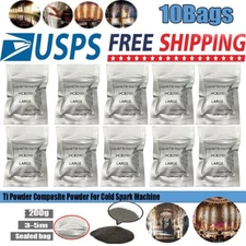 10bag*200g Cold Spark Machine Ti Powder,Outdoor2-5M,for Wedding,Stage,Party(2Kg)