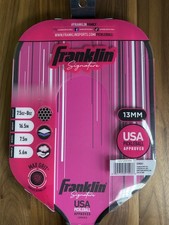 Franklin Sports Pro Pickleball Paddle Pink 13mm MaxGrit USA Pickleball Certified