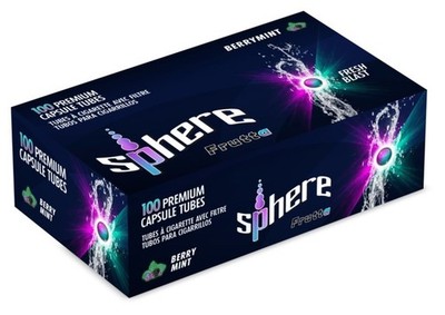 Sphere Berry Mint Click Hülsen  Zigarettenhülsen (10x 100 Stück-Packung)