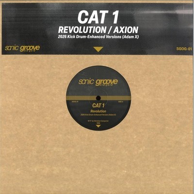 CAT 1 - Revolution / Axion (Adam X Kick Induced Edits) (VINYL 12'' Sonic Groove S