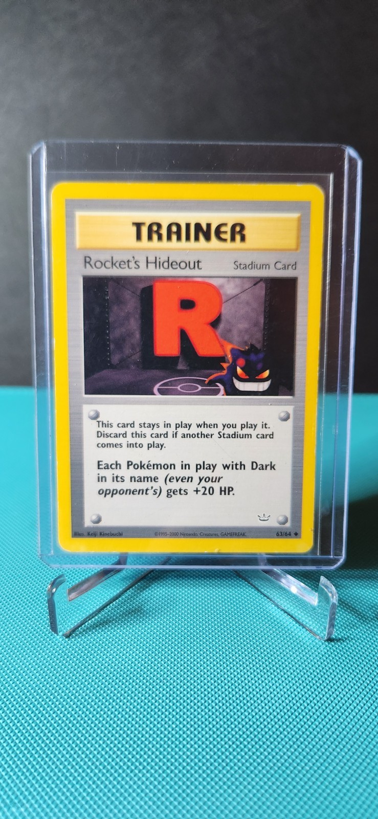 Pokemon Card TCG Rocket's Hideout 63/64: Neo Revelation WOTC Uncommon LP 2000