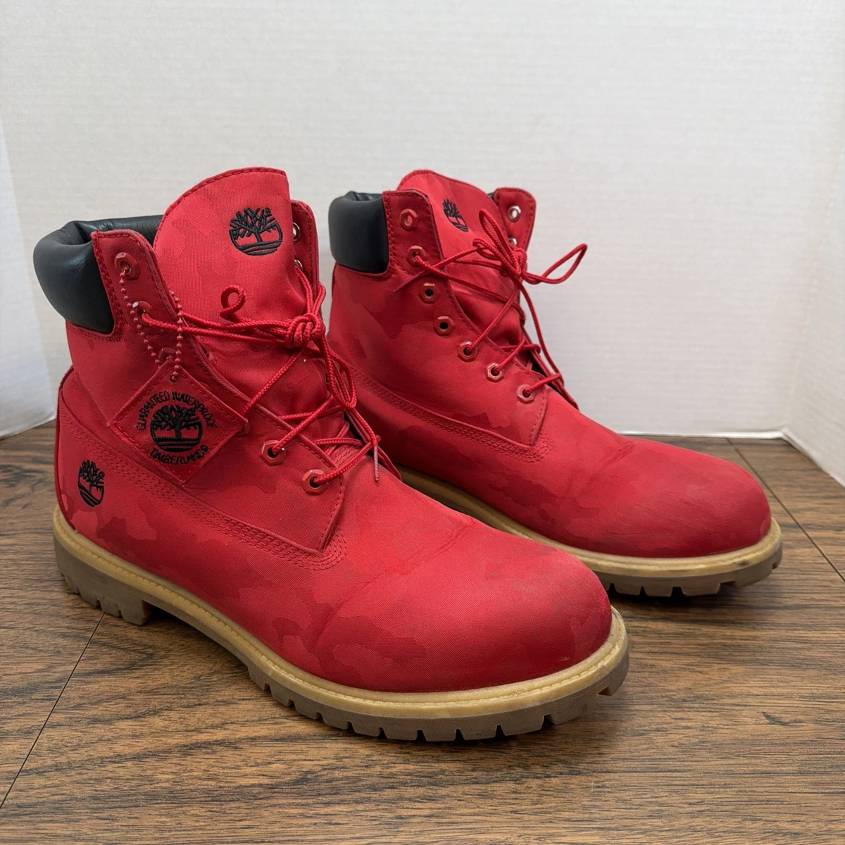 Camouflage Red Boots for Men for sale | eBay display picture 2