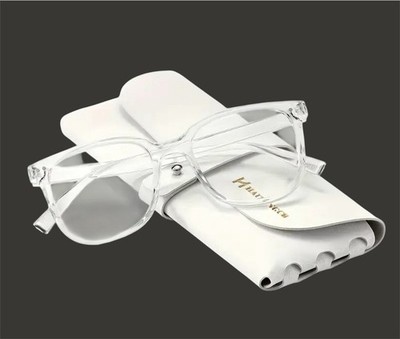 Harison Clear Square Plastic Full Rim Eyeglasses Unisex Classic Solid Frame