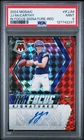 2024 PANINI MOSAIC IN FOCUS SIGNATURES RED JJ MCCARTHY ROOKIE 199/199 PSA 9 AUTO