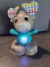 Fisher Price Linkimals Musical Moose Interactive Lights Sounds Toy 2018 Works 