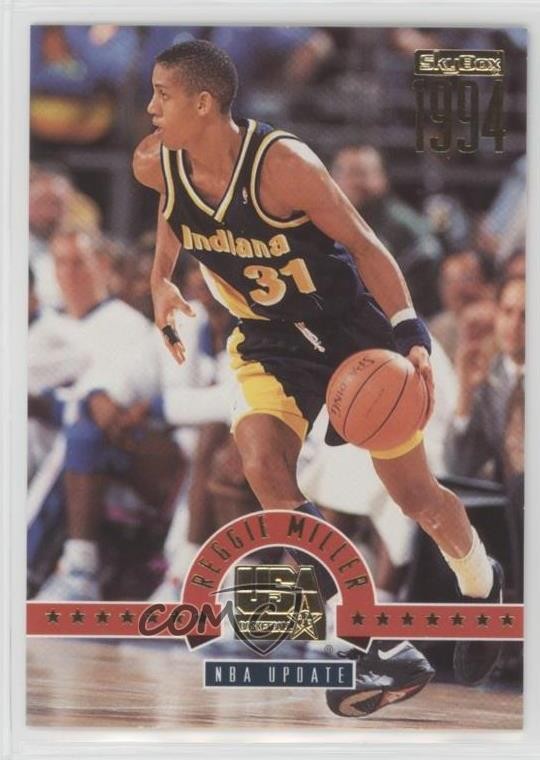 1994 Skybox USA Basketball Gold Reggie Miller #76 HOF 1md
