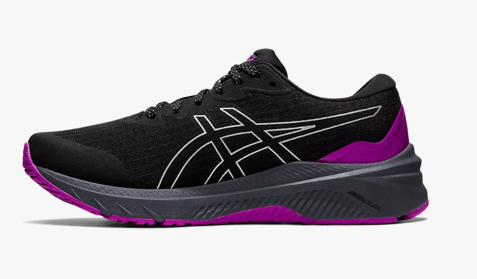 ASICS® Women's 8 B GT-1000™ 11 LITE-SHOW™ Running Shoes in Black/Orchid - Image 4 of 4