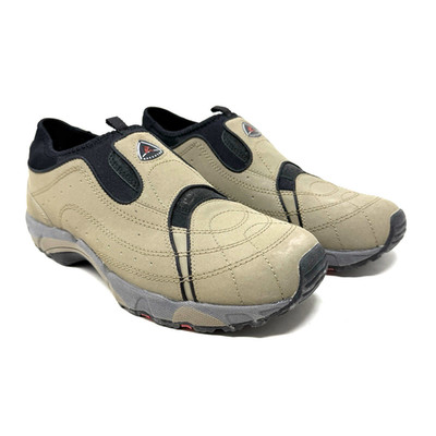 Ecco Receptor  Mens Slip-On Sneakers Size 9-9.5 Taupe Walking Comfort EUC