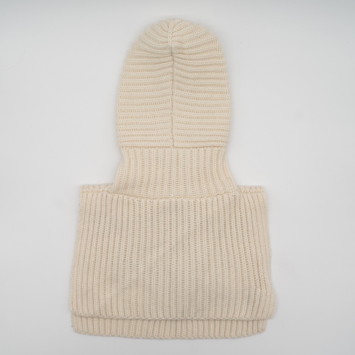Prada intarsia-knit Logo Cashmere Neck Warmer With Hood / Scarf