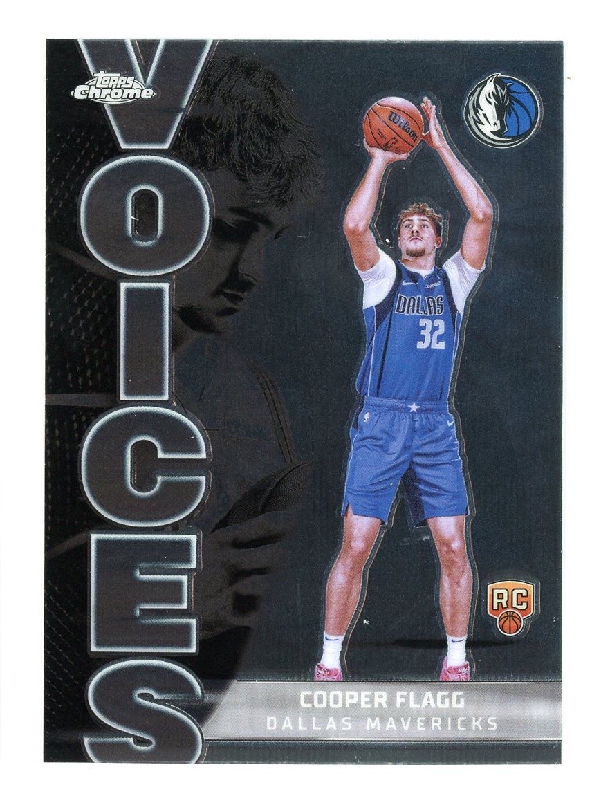 2025-26 Topps Chrome Voices Cooper Flagg #VS-6