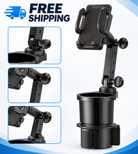 Car Cup Holder Phone Mount Universal Auto Cell Phone Stand with Drink Expand