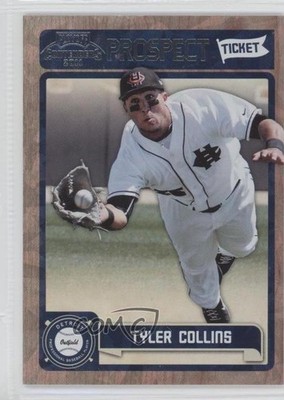 2011 Playoff Contenders Prospect Tickets Crystal Collection Tyler Collins fm0