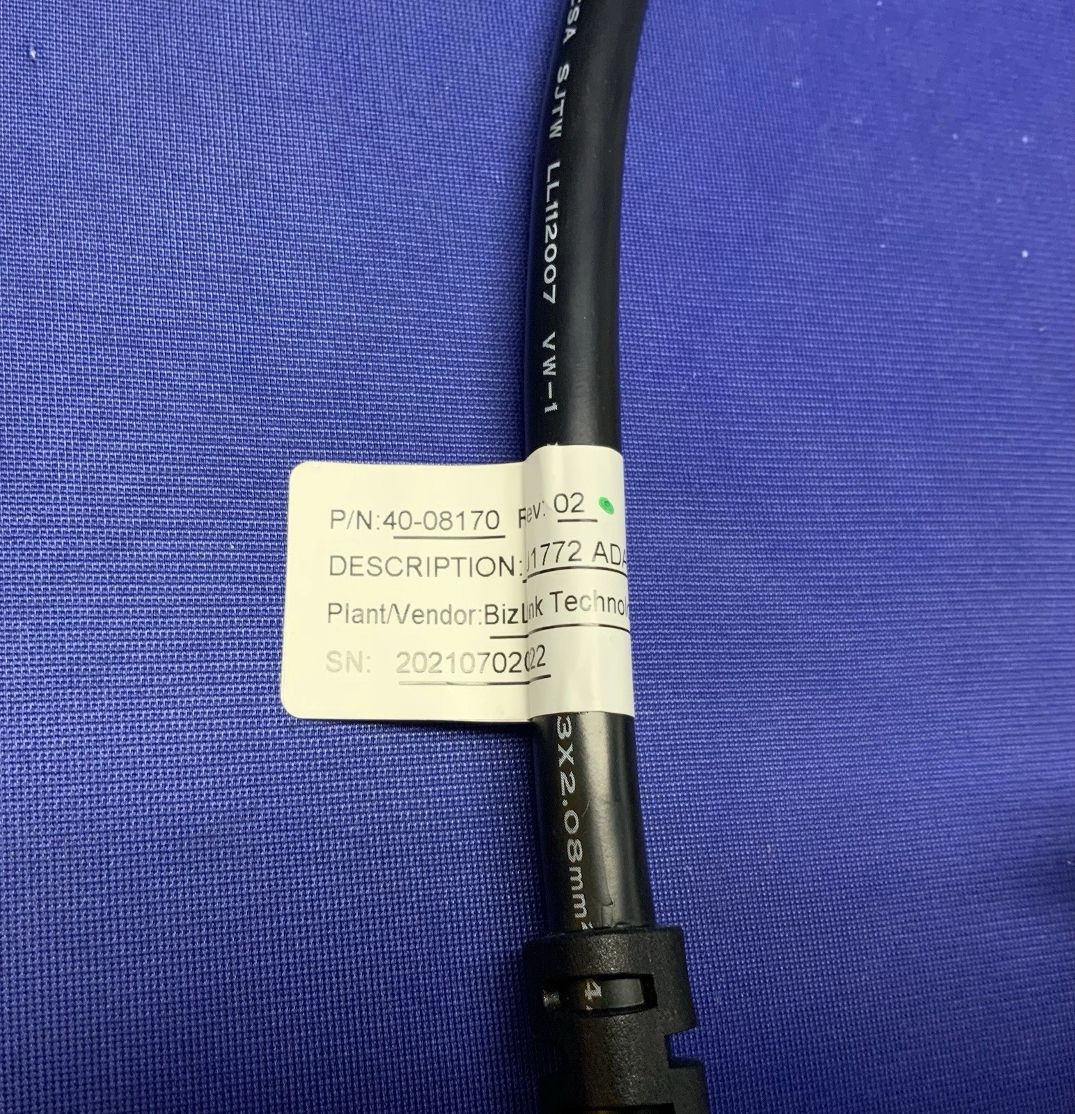Zero SAE J1772 Charging Adapter DS 2014-2023 OEM 10-03267