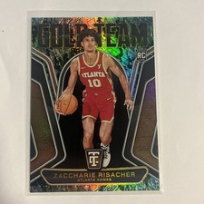 2024-25 Totally Certified - Gold Team Camo #24 Zaccharie Risacher /25 SSP  RC