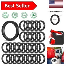 10 Durable Rubber Replacement Gas Can Gaskets - Flexible  Compatible Design