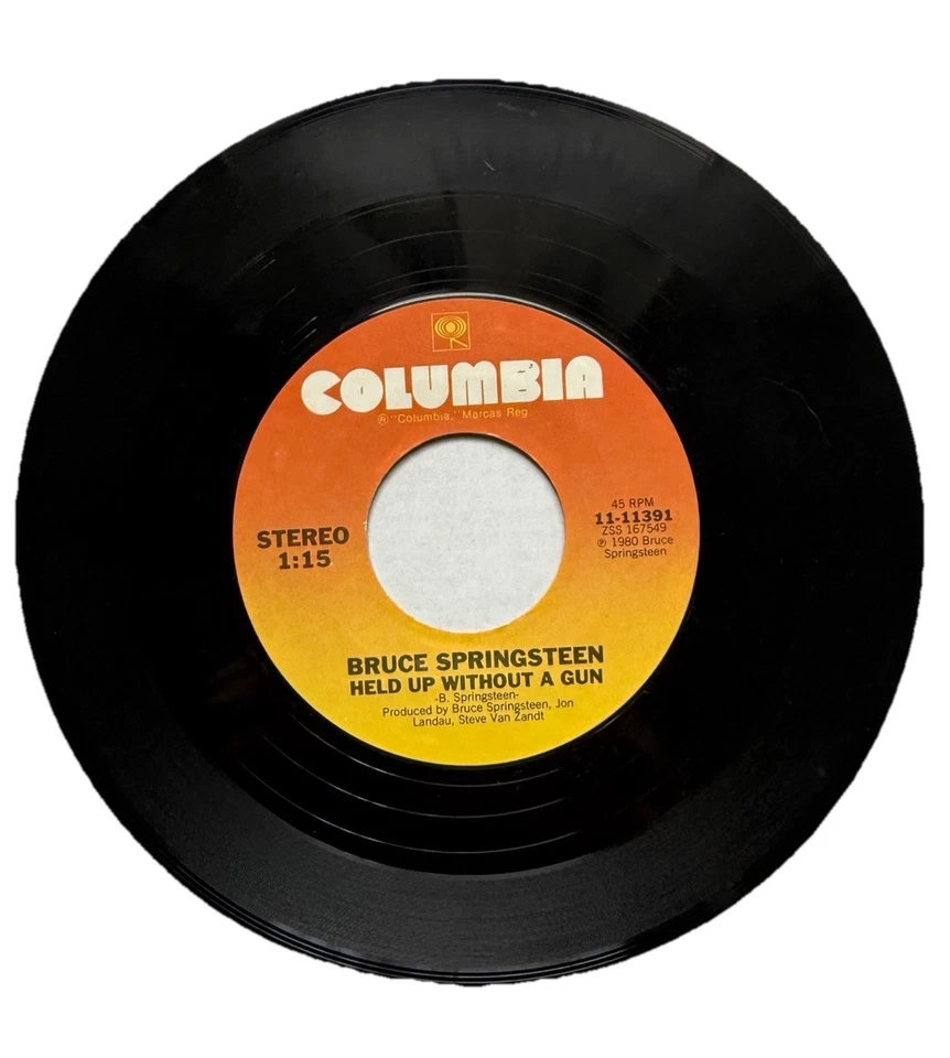 Bruce Springsteen Hungry Heart 1984 US Promo 7” 1st Press VG+ Columbia 11-11391 - Image 3 of 4