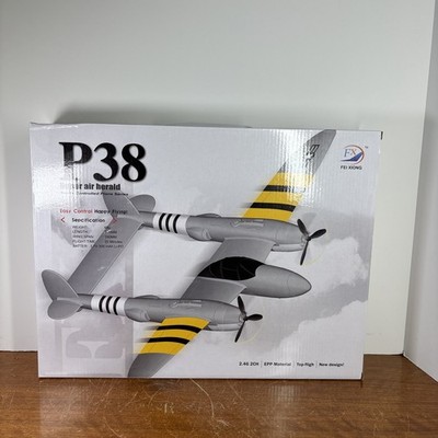 RC Airplane P38 Upper Air Herald Aircraft Plane 2.4 Ghz 2CH Sealed Fei Xiong