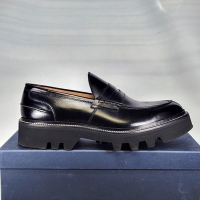 Size 11 US (UK 10) - Trickers x Todd Snyder James Penny Loafer- Black Leather