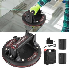 Elektrischer 8" Vakuum Mit 2 AKKUS Saugheber Fliesenheber Heber Saugnapf Koffer