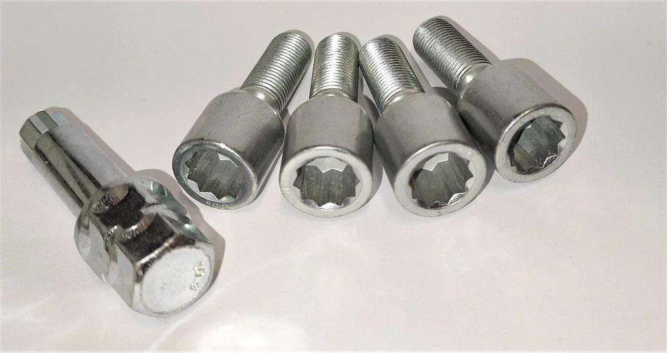 KIT BULLONI ANTIFURTO Lancia DELTA FIAT STILO TIPO 500 500C 500L ABARTH - Immagine 3 di 4