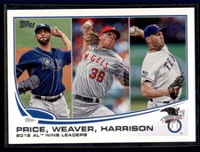 2013 Topps  Matt Harrison / David Price / Jered Weaver LL #95